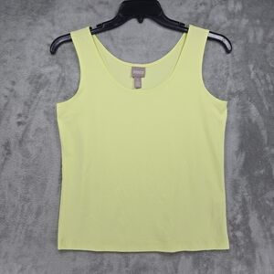 Chico's‎ Women's Soft Lemon Tank Top Sz 1 EUC